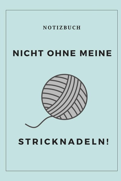 A5 Kalender Nicht Ohne Meine Stricknadeln, 2023, Bunt, Planer, Organizer-image