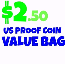 $2 US Proof Coin Grab Bag (1964 Silver Year Possible)