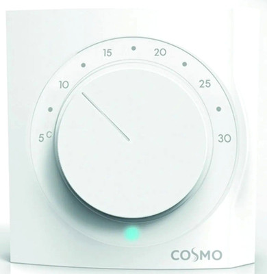 COSMO Funk-Raumthermostat Aufputz im Zigbee-Netz RAL9010 | CFTN