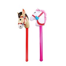 Cheval gonflable pour équitation, accessoire mignon pour jeux d'imitation