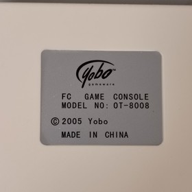 Yobo FC Game Console OT-8008 NES Clone Retro System USA Version w Box & Leads