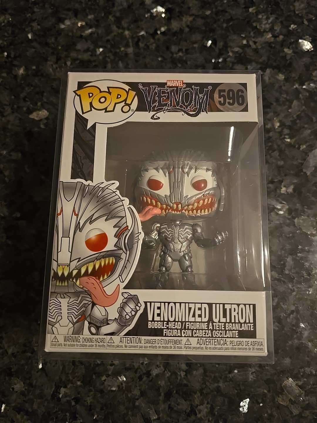 Funko Pop! Marvel Venom - #596 Venomized Ultron NEW w/Free Protector 