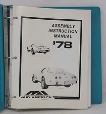 Mid America - Corvette Assembly Instruction Manual - 1978