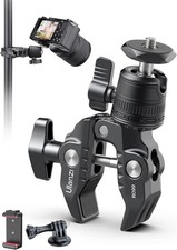 ULANZI R099 Super Clamp Camera Mount Heavy Duty 3.3lb Load Metal Clamp with ...