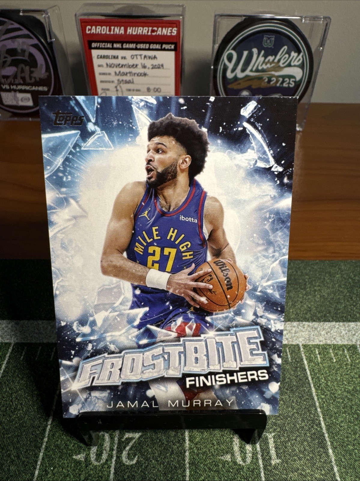 Jamal Murray 2025-26 Topps Holiday SP Frostbite Finishers Card #FF-JM