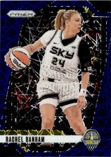 2024-25 Panini Prizm WNBA Rachel Banham Chicago Sky #25 Blue Velocity