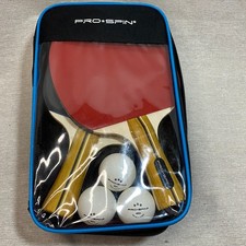 PRO SPIN Portable Table Tennis Set, Premium All-in-One Kit with Retractable Net