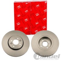 2X Trw Bremsscheiben 300Mm BelÜFtet Vorne Passend FÜR Renault Grand ScÉNic |