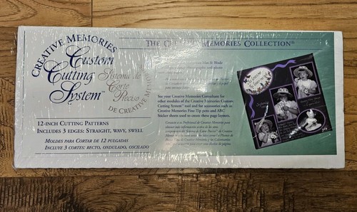 Creative Memories Custom Cutting System 12 Inch Cutting Patterns Open Box