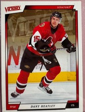 2006-07 Upper Deck Victory Dany Heatley No. 136 Ottawa Senators NHL Hockey