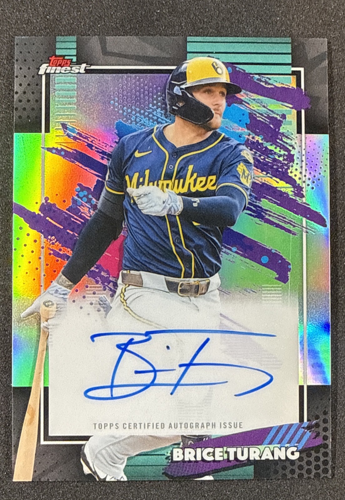 2026 Topps Finest - Finest Autographs Brice Turang #FA-BT (AU)