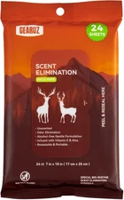 Scent Elimination Field Wet Wipe for Hunting, Unscented Moist Field Wipe for Red