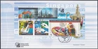 SINGAPORE 2004 Global City mini sheet on FDC...............................D9022