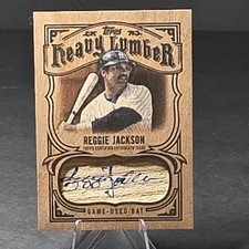 2026 Topps Series 1 Reggie Jackson Heavy Lumber Auto Relic Game-Used SSP Yankees