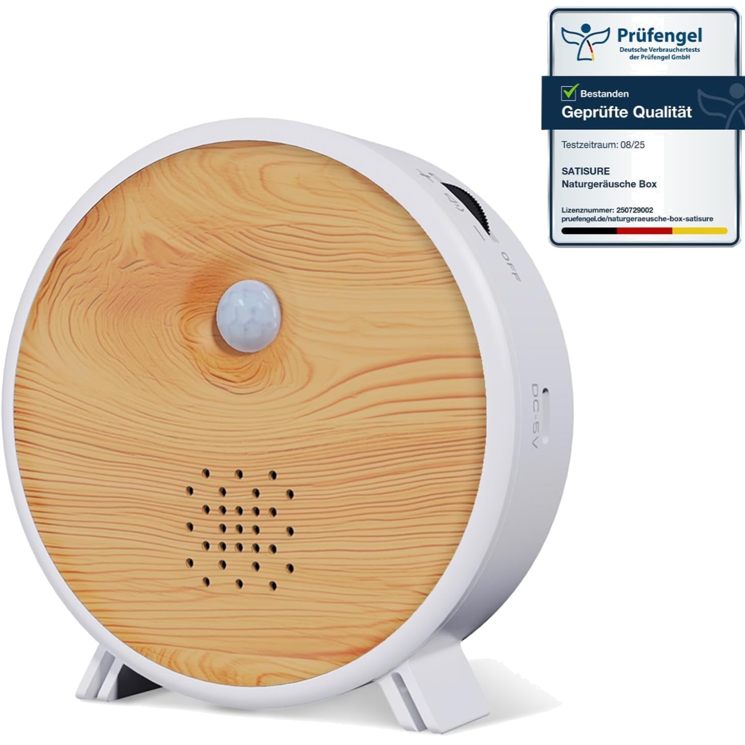 Entspannungsbox mit 9 Naturgeräuschen und bewegungsgestützter Lautstärke