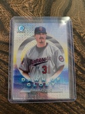 2020 BOWMAN CHROME JORDAN BALAZOVIC DAWN OF GLORY REFRACTOR BASEBALL CARD Twins