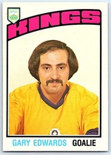 1976-77 O-Pee-Chee *C* Gary Edwards Los Angeles Kings #365