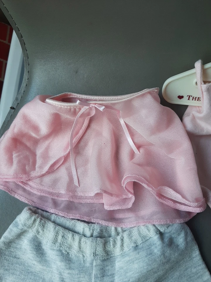 18"~American Girl Doll~2007~2-in-1 Ballerina Outfit~Pink Ballet Set~w/ bag+extra - Image 3 of 4