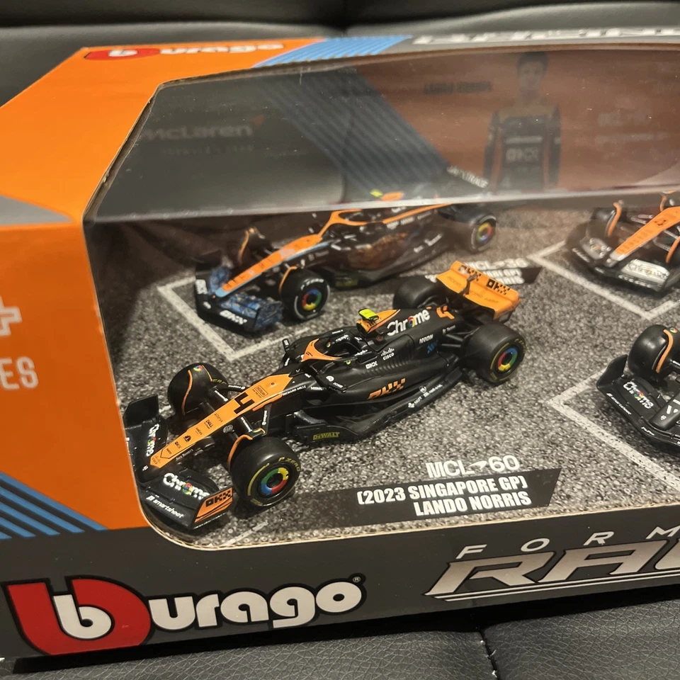 Bburago McLaren Formula 1 Ландо Норрис 4 упаковки редких специальных моделей - Изображение 4 из 4