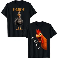 Funny F-Caw-F Chicken FCAWF Chicken Rooster Meme T-Shirt Unisex T-shirt