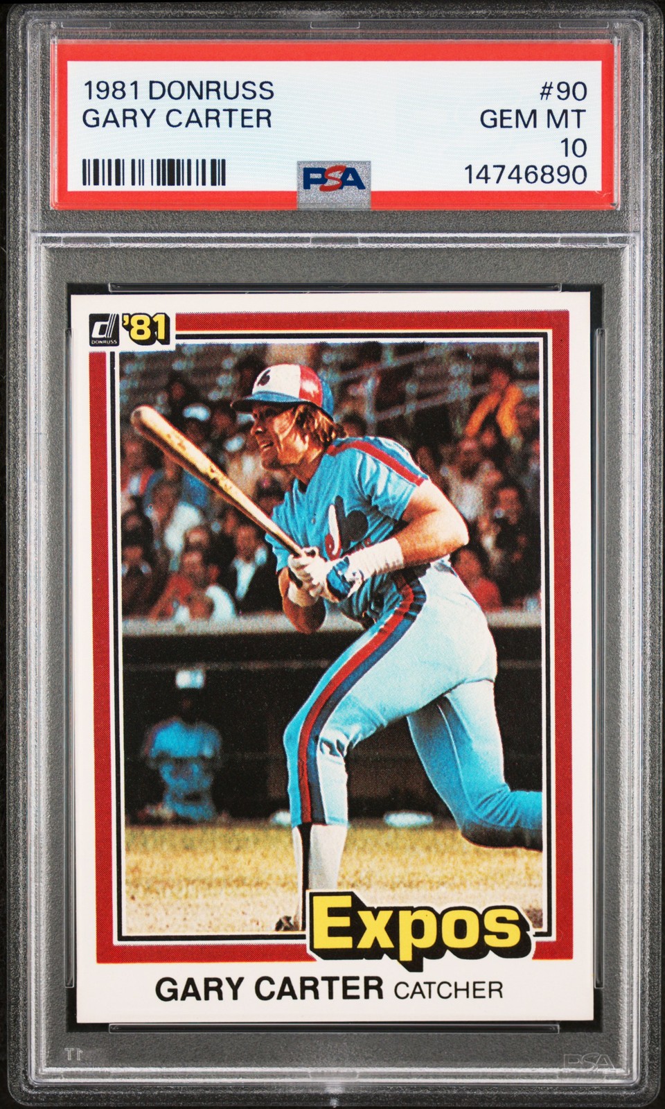 1981 DONRUSS #90 GARY CARTER PSA 10
