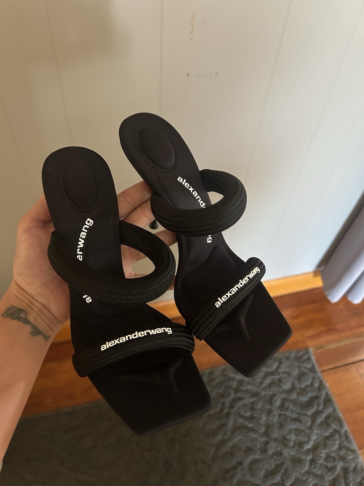 Alexander Wang Julie Scrunchie Ankle Strap Sandal Best Hair