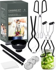 Canning Supplies Set of 8 – Canning Kit for Beginners – Complete Home Canners Eq