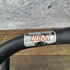 ITM ERGAL 7075 ELLE SUPER OVER BLACK BIKE 40/42 CM HANDLEBAR 31.8 MM CLAMP A1