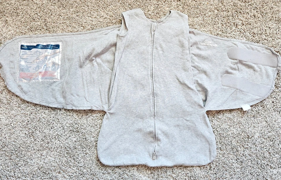 Halo SleepSack Swaddle, recién nacido, 0 a 3 meses, 6-12 libras, lote de 2 Foto 4 de 4