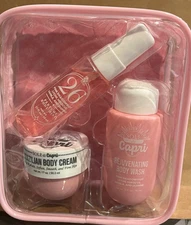 No 26 Perfume Pink Body Mist, Rejuvenating Wash, Brazilian Cream Trio Gift Set