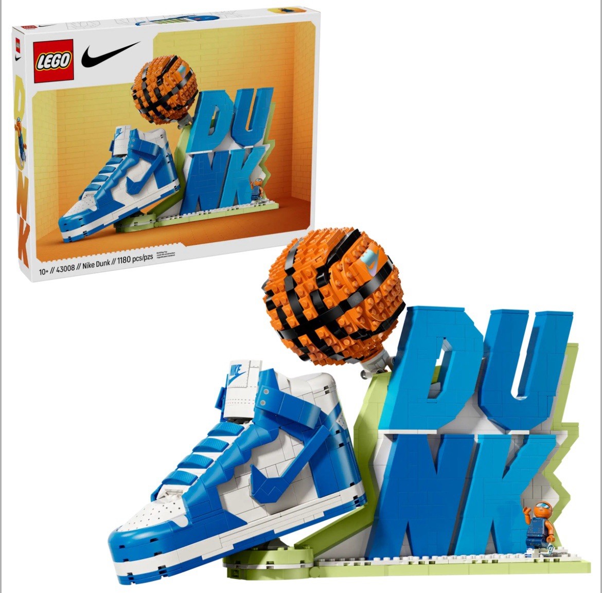 Lego 43008 Nike Dunk x Lego Set New Sealed Fast Shipping 2025