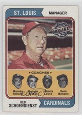 2015 Topps Originals Buybacks Red Schoendienst Barney Schultz George Kissell h5t