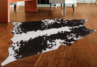 100% Genuine Cow hide Rug Area Carpet Skin Leather 16.65 sq.feet (51"x47") M-9N