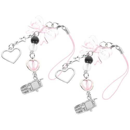 4 pcs Cell Phone Charms Hanging Strap Phone Charm Camera Pendants Phone Chain - Zdjęcie 12 z 12