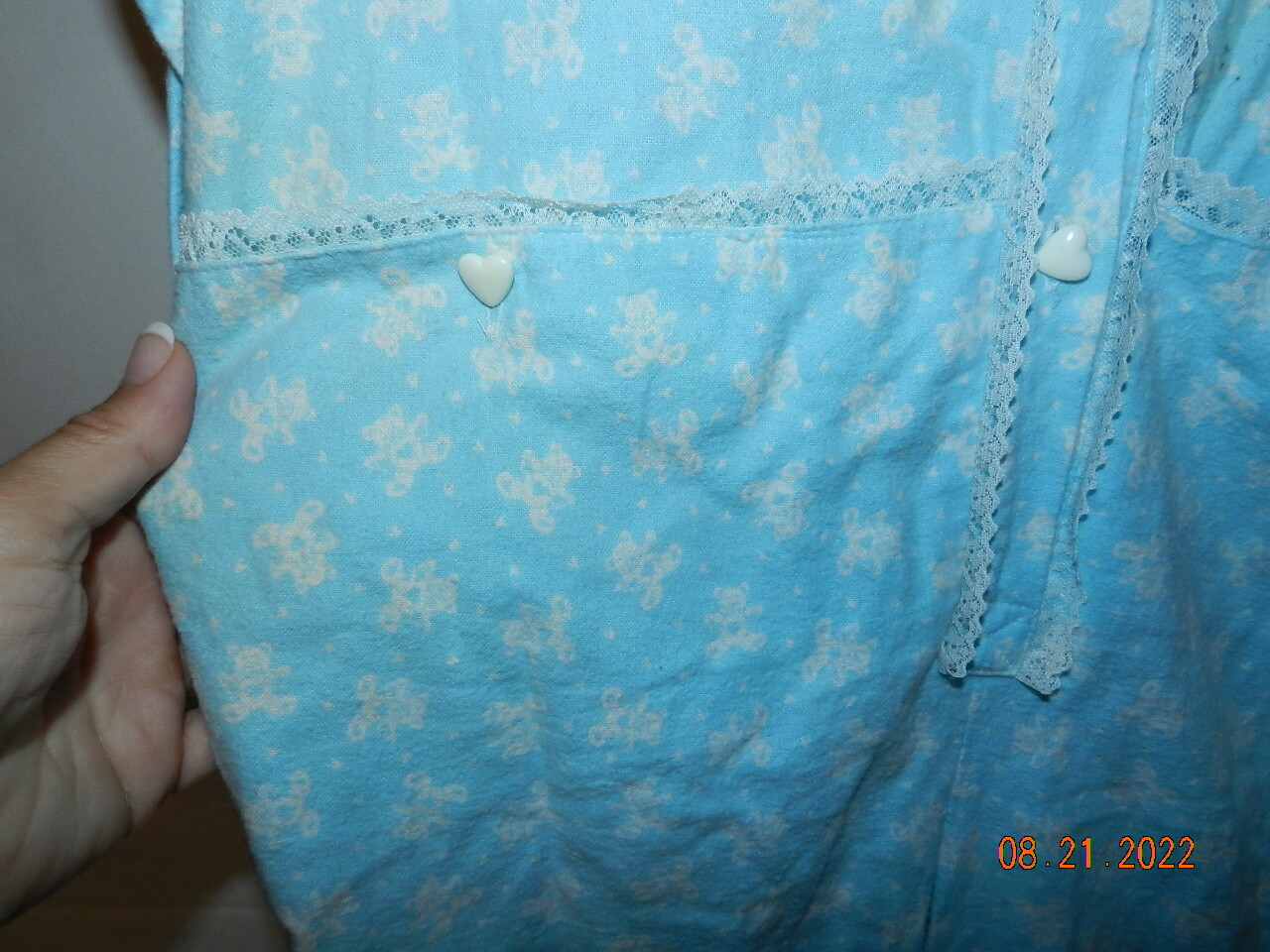 Jodie Arden Cotton Nightgown S teddy bear union suit … Gem