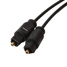 TOSLINK Fiber Optical Optic Digital Audio SPDIF Cable Cord - Dolby DTS-HD - 30ft