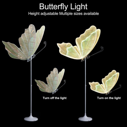 Lámpara de pie colorida mariposa 2 piezas accesorios de decoración de techo para boda fiesta EE. UU. - Imagen 12 de 19
