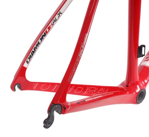 Diamondback DBR Podium 7 Carbon Road Bike Frame MEDIUM 56cm Red 700c QR Rim 2013 - Picture 14 of 18