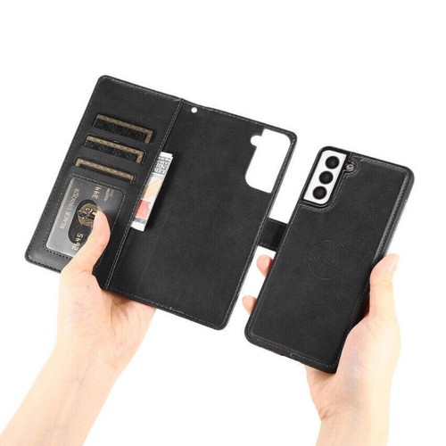 2IN1 Detachable Leather Magnetic Wallet Case For Samsung S25 S24 S23 S22 S21 S20 - Picture 16 of 77