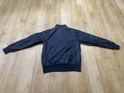 Air Jordan Jacket Medium Black Full Zip Cafe Racer Style Coat Pockets 23 - Picture 18 of 22