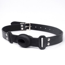 Open Mouth Gag BDSM Bondage Silicone Mouth Gag Ball Oral Restraint Harness Strap