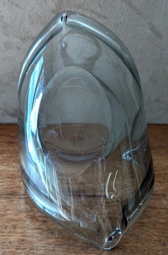 Vintage Art Glass Smoky Gray, Napkin Holder?, Letter Holder? Open Design, GVC - Picture 8 of 9