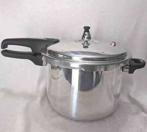 Wear Ever 8 Qt Pressure Cooker W92180 Aluminum Lid Steam Tray Gasket Jiggler