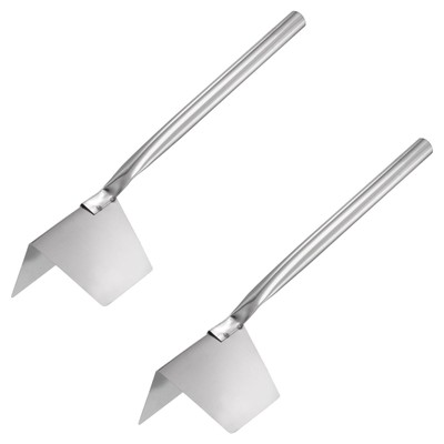 Outside Corner Trowel 3 Inch Stainless Steel Drywall Corner Shaping Tool 2pcs