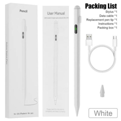 Für Apple Pencil 2. Generation Stylus Stift Pen für iPad Pro/Air/Mini 2018-2023