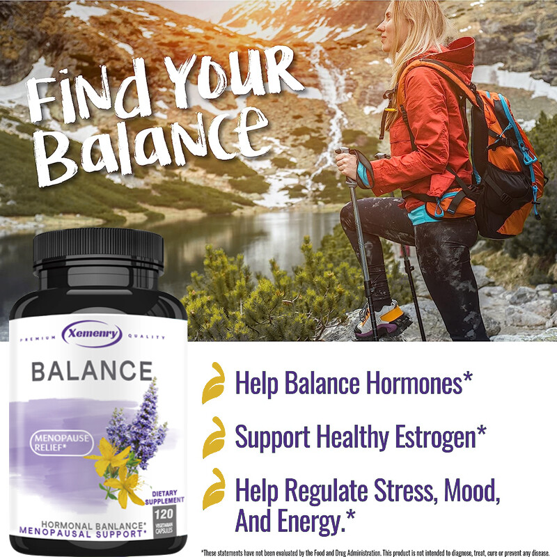 Balance Women's Hormones Balance Supplements, Relief PCOS, Estrogen
