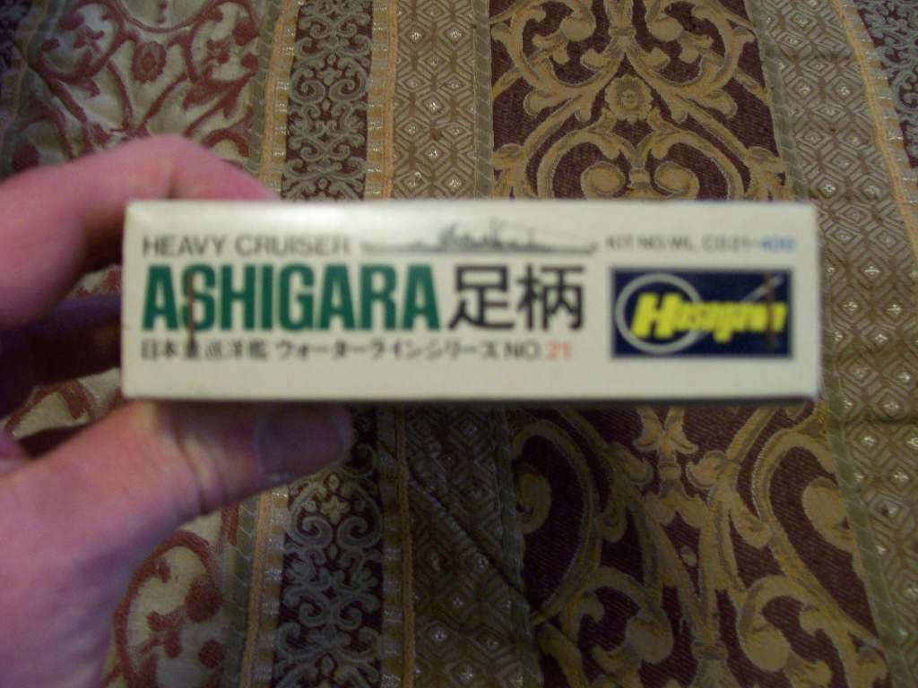 Vintage Japanese WWII Heavy Cruiser ASHIGARA Water Line Series