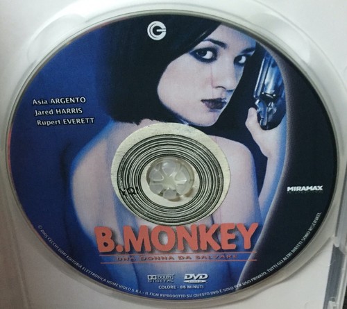 B Monkey DVD Asia Argento Everett B.Monkey Cecchi Gori Ex Noleggio Come Foto - Bild 3 von 4