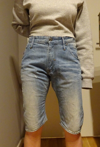 G-STAR RAW GS01 ARC 3D LOOSE TAPERED BERMUDA DENIM Kurze Jeans Shorts Gr.29 Neuw - Bild 4 von 16