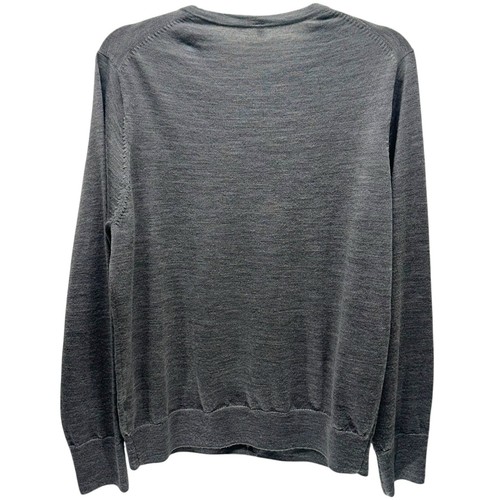 Muji Cardigan Womens Extra Large Grey 100% Wool Washable Japan Minimalist Casual - Picture 6 of 12